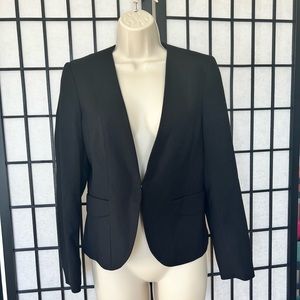 H&M Black Blazer Size 8 Work Wear Suit Top
